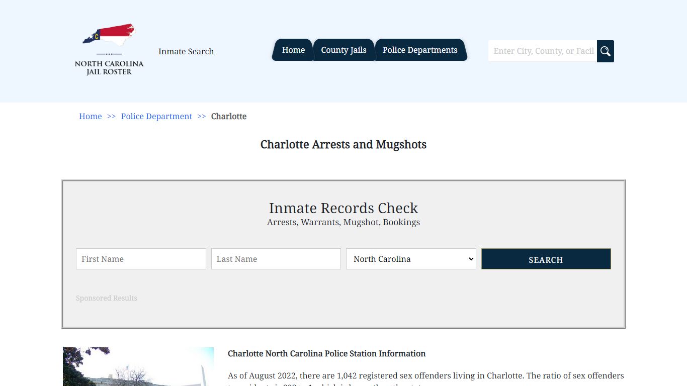 Charlotte Arrests and Mugshots | North Carolina Jail Roster